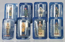 DEL PRADO COLLECTION, a set of eight soldiers, in perspex (8).