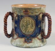 A LARGE ROYAL DOULTON STONEWARE JUG, 