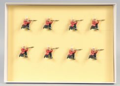 W. BRITAIN, Britains Somerset Light Infantry. (8).