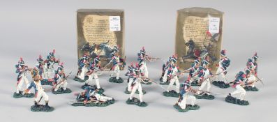 TWENTY ONE SPECIAL EDITION DIECAST SOLDIERS.