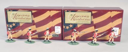 W. BRITAIN, THE AMERICAN REVOLUTION BATTLE OF SARATOGA, boxed, (2).
