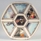 WADE, Vice Admiral Lord Nelson, octagonal plate, 10