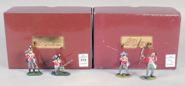 W. BRITAIN. BRITISH WOUNDED. 41159. BRITISH LOADING, 41157. BOXED (2).