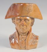 A ROYAL DOULTON SALTGLAZED JUG, replica of the original jug made by Doulton and Watts, Lambeth, 8