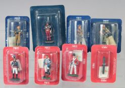 DEL PRADO COLLECTION, a set of eight soldiers, in perspex (8).