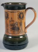 A LARGE ROYAL DOULTON STONEWARE JUG, 