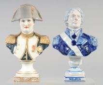 TWO PORCELAIN BUSTS OF NAPOLEON, 7