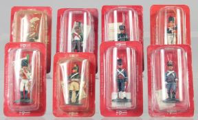 DEL PRADO COLLECTION, a set of eight soldiers, in perspex (8).