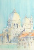 Circle of John Piper, A view in Venice, watercolour, 12.25