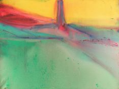 Jeff Hoare (1923-2019) British, 'Poseidon', acrylic on canvas, titled verso, 18