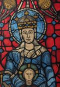A lithographic poster of a stained glass window 30