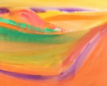 Jeff Hoare (1923-2019) British, 'Water Dancing', possibly acrylic, titled and dated '96 verso, 19.5