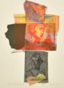 George Donald (b.1943) an untitled mixed technique and collage print, signed in pencil, A/P, 15