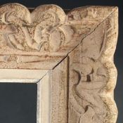 A mid-20th Century French carved frame, rebate size 18