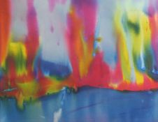 Jeff Hoare (1923-2019) British, 'Aphrodites Dance', gouache, titled verso, 15.25