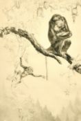 Leonard Robert Brightwell (1889-1983) British, 'No Monkeying', drypoint etching, inscribed and
