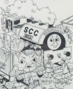 Tim Marwood (1954-2008) British, 'Thomas', (P&L) No 205, 'Bubblesome Truck' 2, 12