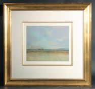 John Bond, Figures scything the hay, a print, numbered 267/500, 10.25