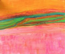 Jeff Hoare (1923-2019) British, 'Reflections of Summer', acrylic on canvas, titled verso, 18