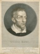 Raphael Morghen after Guido Reni, a self-portrait of the artist, engraving, 10