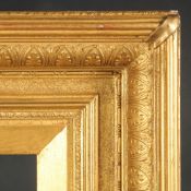 A 19th Century gilt composition frame with anthemion border, rebate size 20