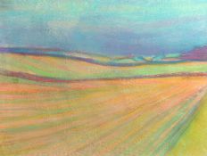 Jeff Hoare (1923-2019) British, 'Spring Day', pastel, titled verso, 18