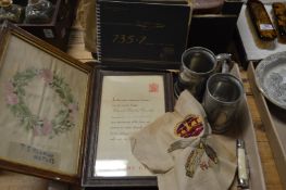 Military related collectables etc.