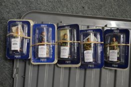 Del Prado, ten small various die cast soldiers.