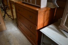 Pine chest of drawers.
