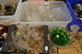 Household and decorative glassware.