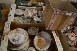 Japanese dinner and teaware.