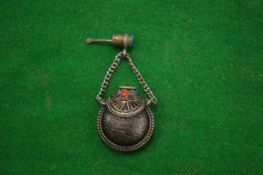 A miniature scent bottle.