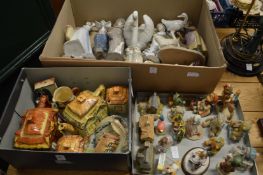 A quantity of Lladro, Neo and other collectable china.