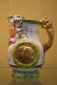 A Thomas Goode & Co limited edition pottery jug commemorating the Coronation of King Edward VII