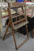 An old oak easel.