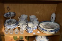 Decorative china and glass.