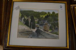 A set of three decorative modern watercolours.