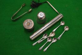 Small items of silverware etc.