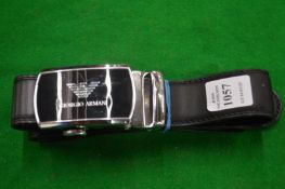 A Gentleman's leather belt.