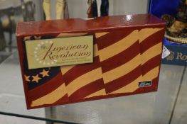 W Britain, American Revolution, 17355 Battle of Saratoga, British 62nd Foot Infantry set, boxed.