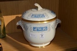 A Coalport classical style bowl and cover.