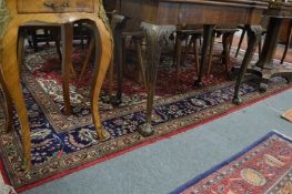 A good large Persian carpet crimson ground with floral decoration 11' 4