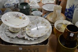 Miscellaneous china to include jugs, vases, stick stand etc.