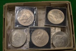 Churchill and other collectors coins.