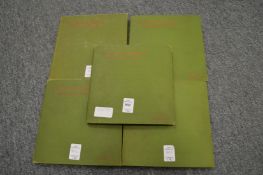 Chairman cigarette cards, five albums containing a complete set of old pottery and porcelain.