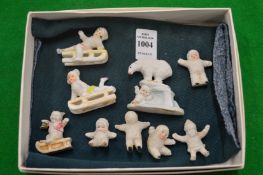 Early Christmas cake decorations.