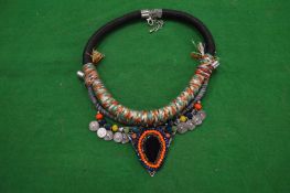 A decorative necklace.