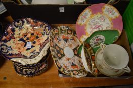 Davenport, Crown Derby and other decorative china.