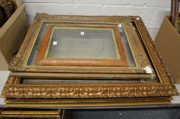 A group of five various frames.