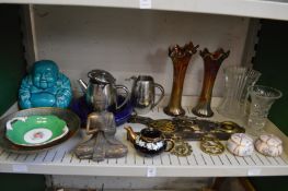 Decorative china, glassware and collectables.